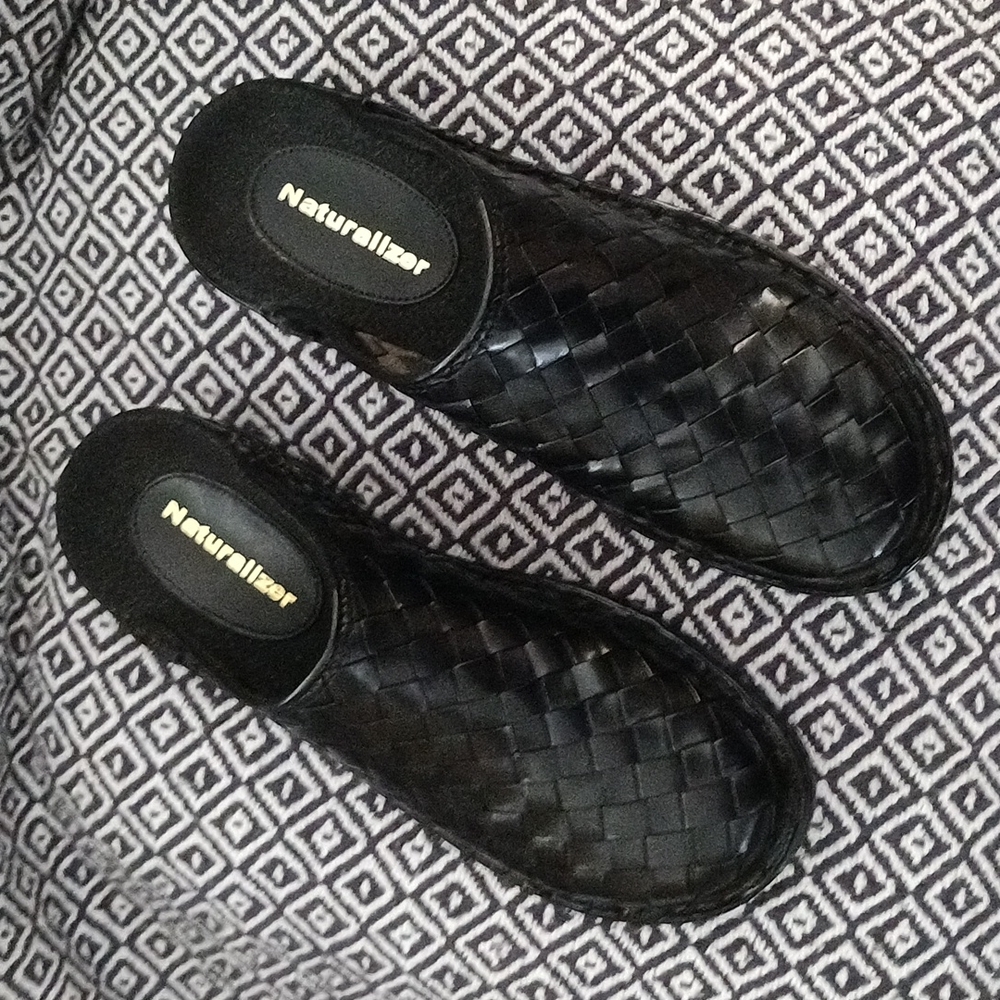 Black mules by Naturalizer